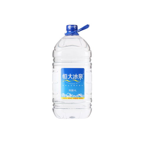 恒大冰泉 长白山天然弱碱性矿泉水 4l 4桶矿泉水整箱包邮