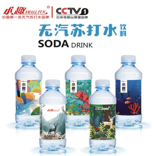 小趣苏打水 无糖 弱碱 无汽苏打水 原味 饮料整箱380ml 24瓶