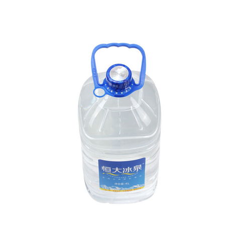 恒大冰泉 长白山天然弱碱性矿泉水 4l 4桶矿泉水整箱包邮